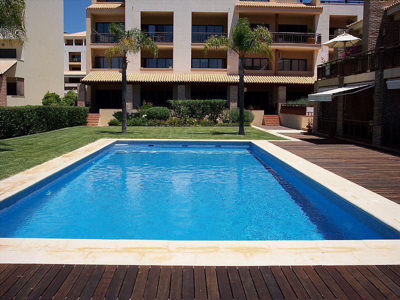 View of the pool Villas in Portugal The Algarve